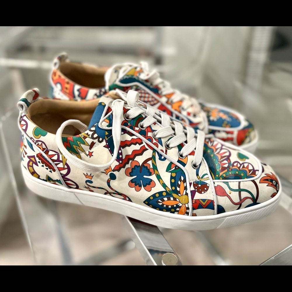 Mens Christian Louboutin Louis Junior Sneaker Size 44